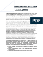 Mantenimiento Productivo Total (TPM)