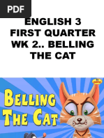 English 3 PPT 1st QTR Week 2 - Belling The Cat