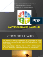 La Psicologia de La Salud Historia y Quehacer