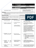 Stage 1 (1st Quarter) Oral Communication