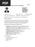 Safety Officer CV