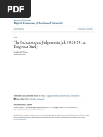 The Eschatological Judgment in Job 19 - 21-29 - An Exegetical Study PDF