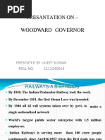 Presantation On - Woodward Governor: Presented by - Ajeet Kumar Roll No. - 1112240014