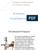 Background To The Study and Research Problem