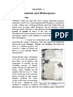 Feminism and Shakespeare Prject PDF