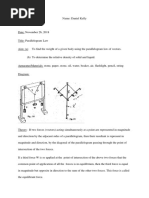 CAPE Unit1 Physics Lab #5 Parallelogram Law