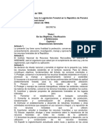 Ley Forestal de Panamá 1994