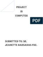 Project in Computer