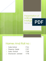 Presentation of Artificial Intelligence: Fuzzy Logic System