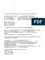 PRONOMES Demonstrativos PDF