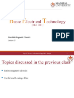 Asic Lectrical Echnology: Parallel Magnetic Circuits