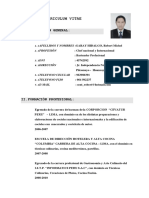 Curriculum - Vitae Roberth