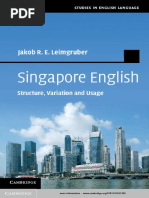 Singapore English - Structure, Variation, and Usage PDF