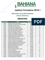 Bahiana Processo Seletivo Formativo 2018 1 Medicina Convocados 20171215114049