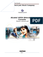 Alcatel 4059 Attendant Console User Manual: Omnitech Join Stock Company