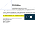 Parking Costs, Pricing and Revenue Calculator: 16 January 2012