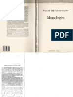 Schleiermacher Friedrich D. E. - Monólogos (Completo) PDF