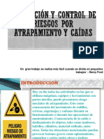 Prevención y Control de Riesgos Por Atrapamiento y Caídas