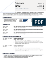 56 Curriculum Vitae Etudiant