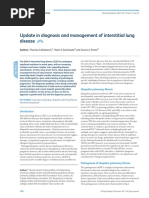 Update in Diagnosis and Management of Interstitial Lung Disease