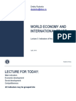 World Economy and International Trade: Drudenko@