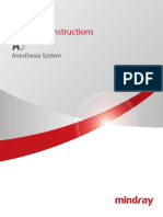 Mindray - Anestezie A7 - Manual Utilizare ENG PDF