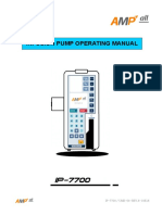 Infusion Pump Operating Manual: IP-7700 / UME-04-REV.8-10E18