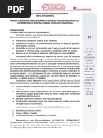 Plan de Formación de Recreadores Integrales Comunitarios