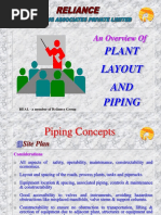 An Overview Of: Plant Layout AND Piping