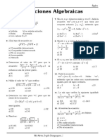 Ecuaciones Algebraicas