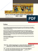 Art & Culture Simplified For UPSC CSE 2019 + 2020 PDF