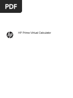 HP Prime Virtual Calculator