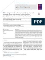 Mathematical Procedure For Predicting Tube Metal Temperature in The Second Stage Reheater of The Operating Flexibly Steam Boiler