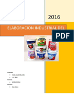 Elaboración Industrial Del Yogurt