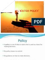 National Water Policy