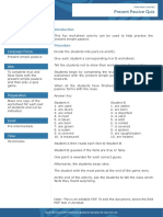 Present Passive Quiz