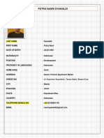 Putra Nasri Syawaldi Head Form Internal CV