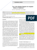 Explicit Formulation of The Shields Diagram For Incipient Motion of Sediment