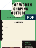 Role of Women in Shaping Culture