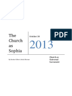 Church As Sophia PDF