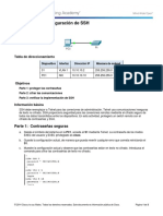 2.3.1.4 Packet Tracer - Configuring SSH Instruction