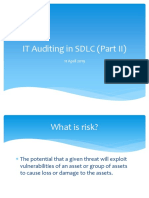 IT Auditing in SDLC Part II