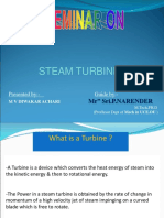 Diwakar Seminar Steam Turbine