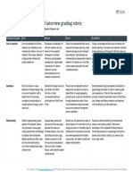 (Re - Work) Sample Interview Rubric