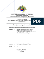 Proyecto Metodos Numericos INFORME FINAL