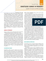 Hematologic Changes in Pregnancy