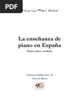 Ensenanza Del Piano en Espana