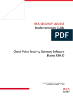 Check Point Secure Gateway R80 10 RSA SecurID Access