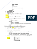 Chapter 1: Movement and Position