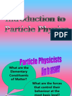 Introduction To Particle Physics